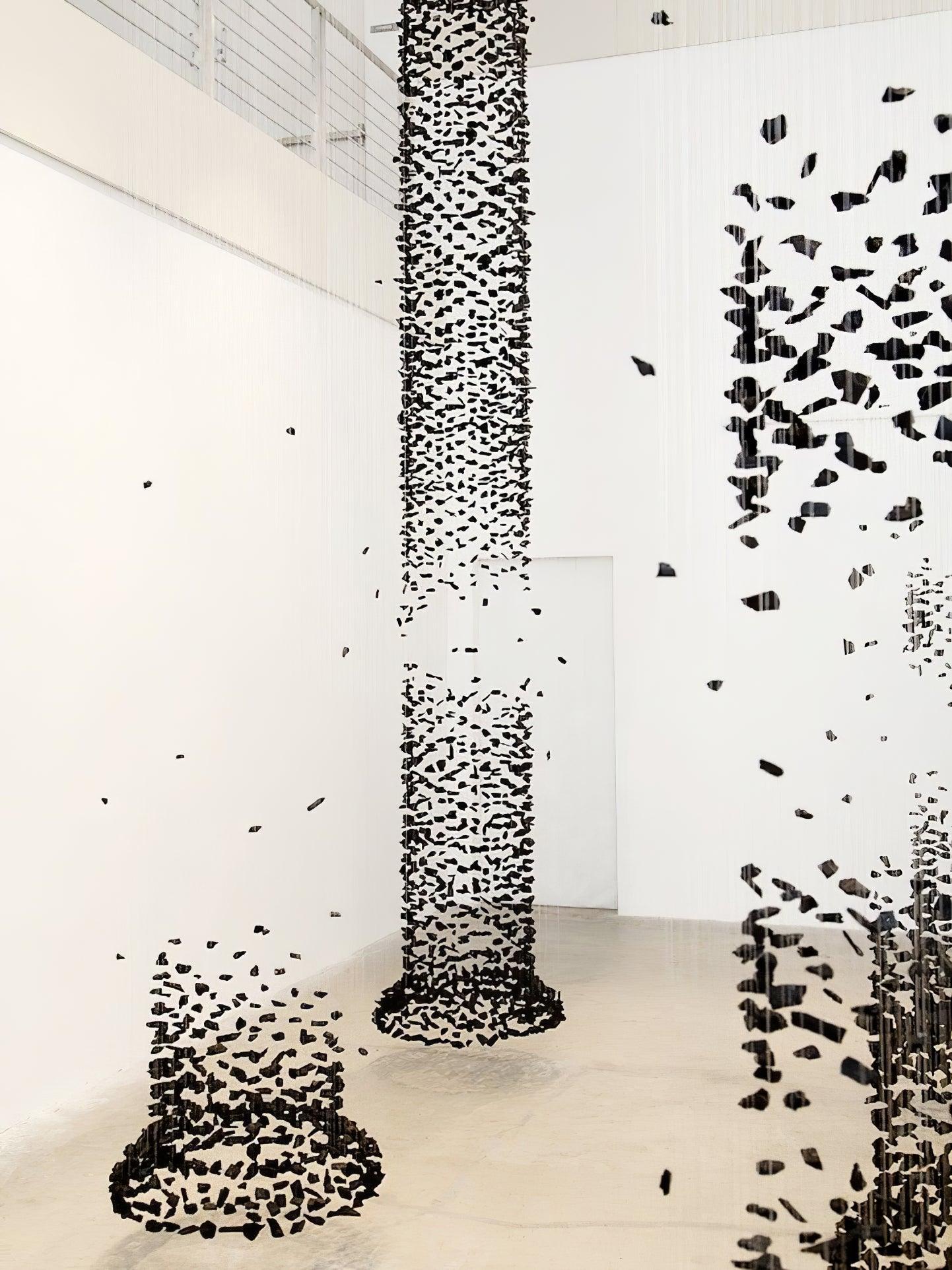 Arsilus Charcoal  Stone Sculptural Chandelier  Letter S to Z - Image 33