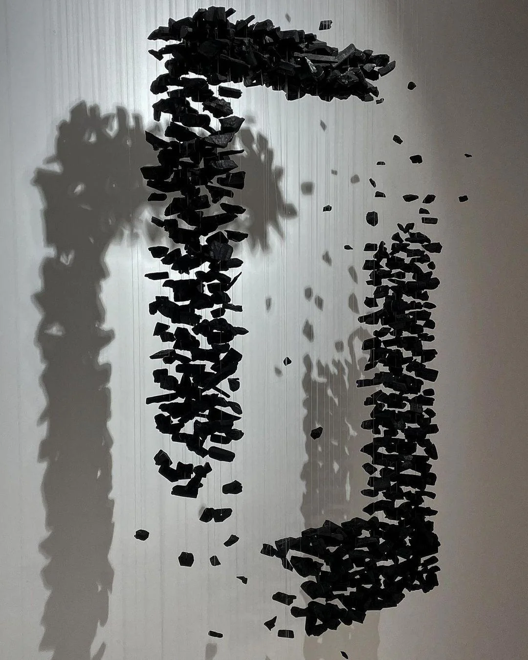 Arsilus Charcoal  Stone Sculptural Chandelier  Letter S to Z - Image 38