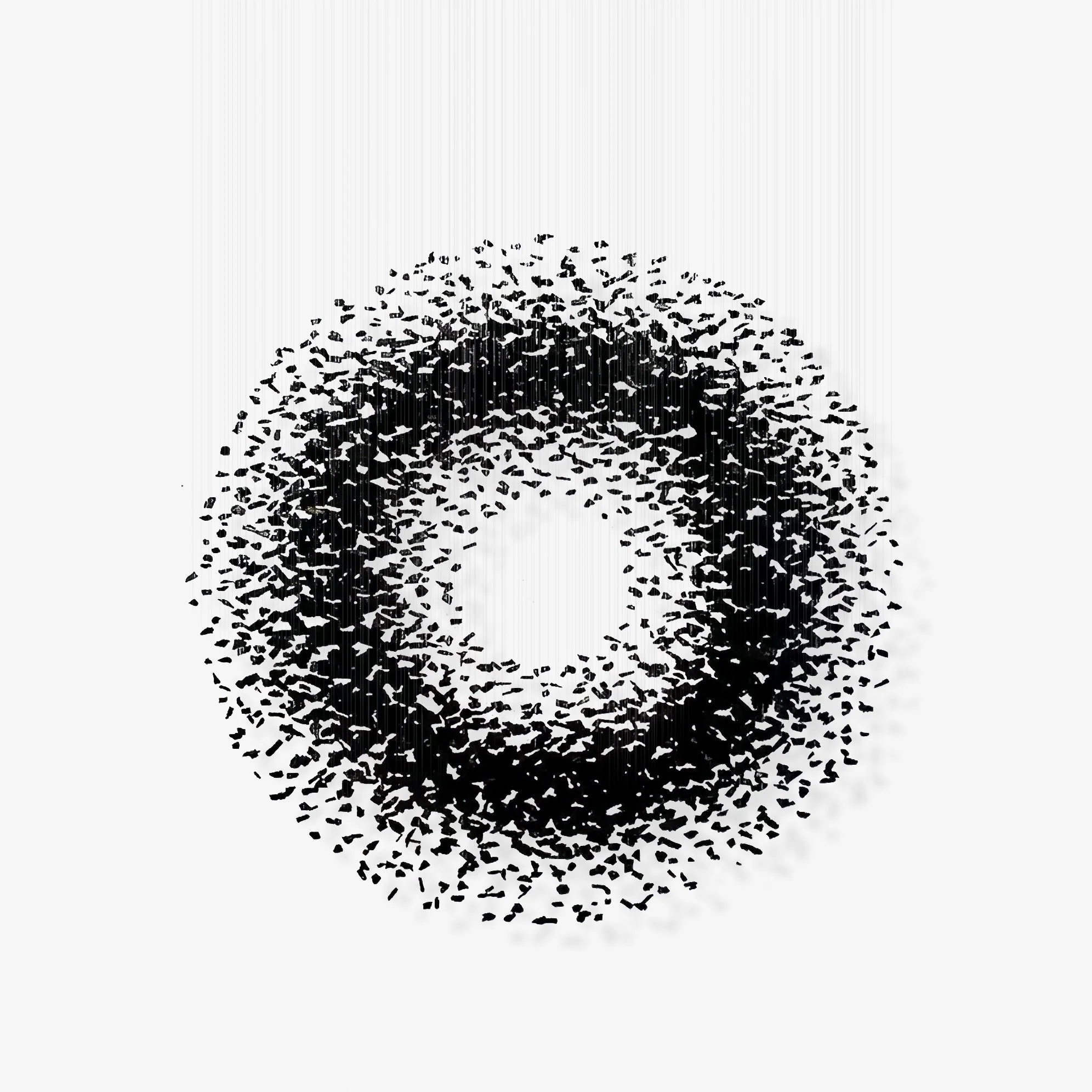 Arsilus Charcoal  Stone Sculptural Chandelier  Orbicular - Image 10