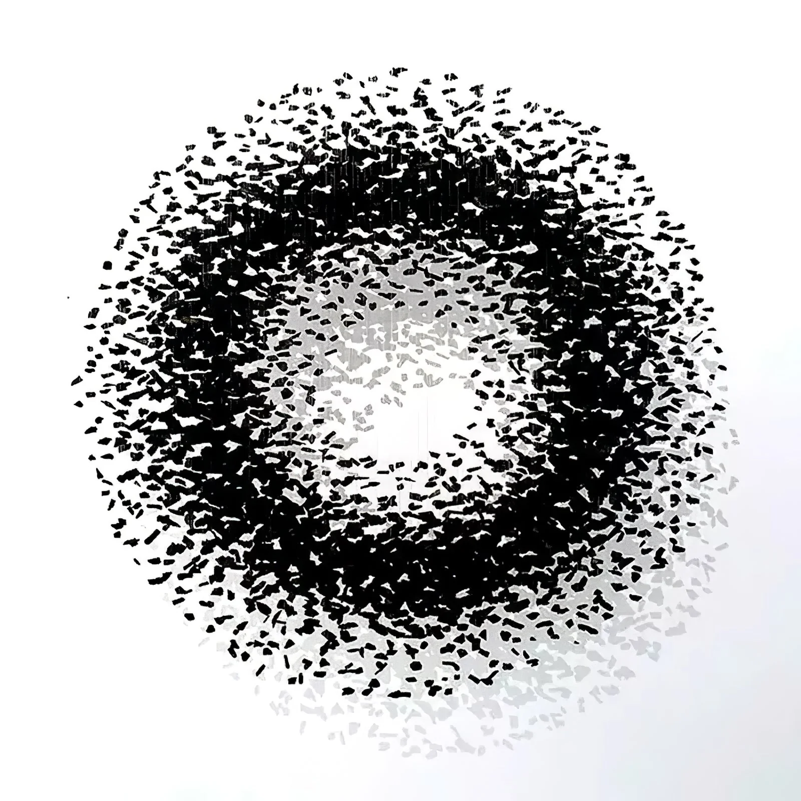 Arsilus Charcoal  Stone Sculptural Chandelier  Orbicular - Image 16