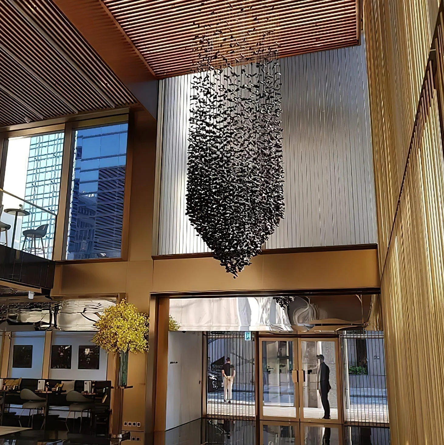 Arsilus Charcoal  Stone Sculptural Chandelier  Orbicular - Image 19