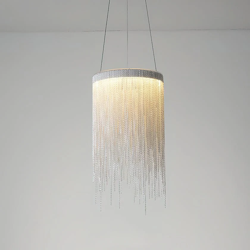 Arsoliel Postmodern Luxury Chain Tassel Pendant Light - Image 8