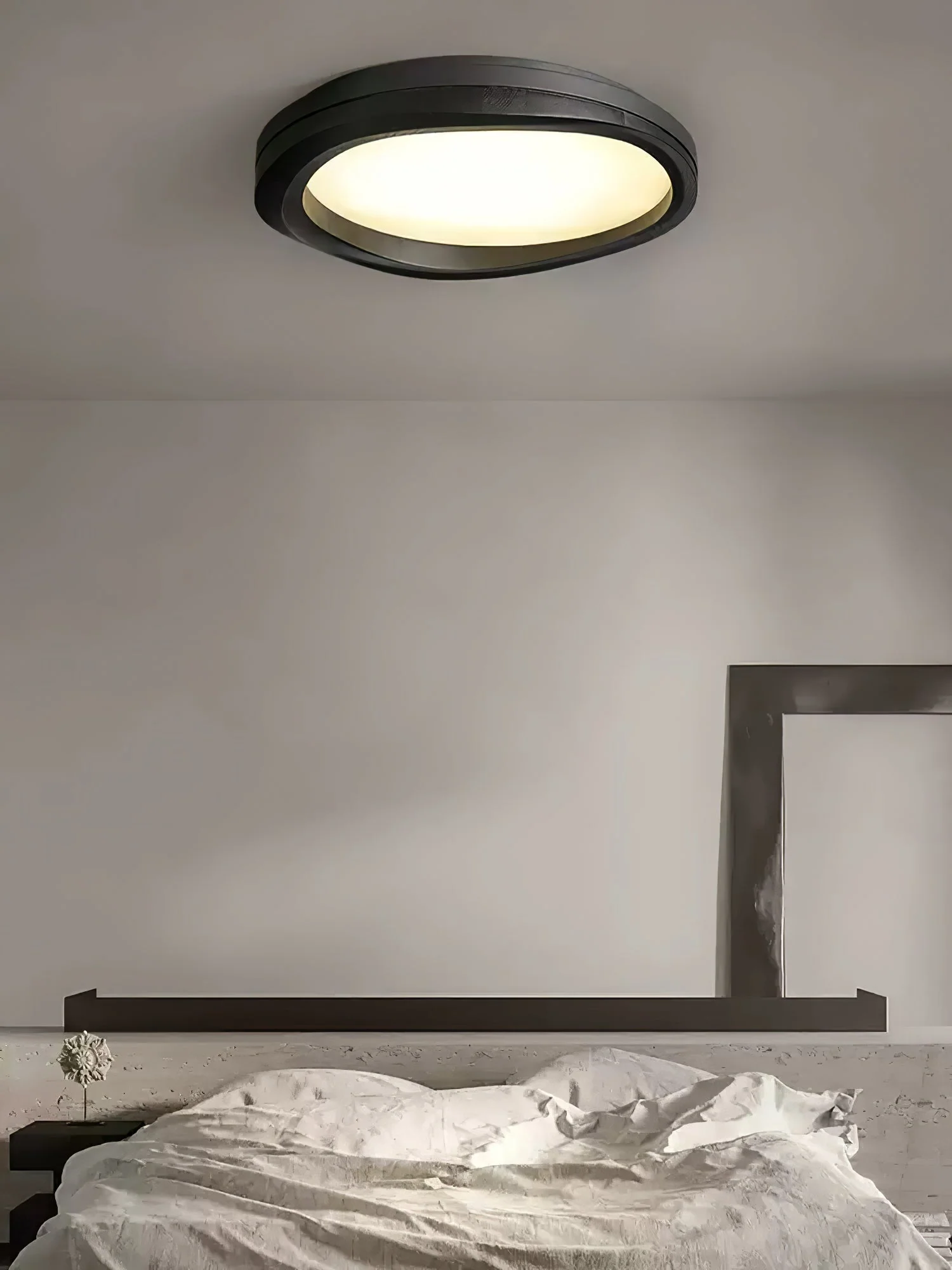 Artalis Walnut Wood Flush Mount - Image 5