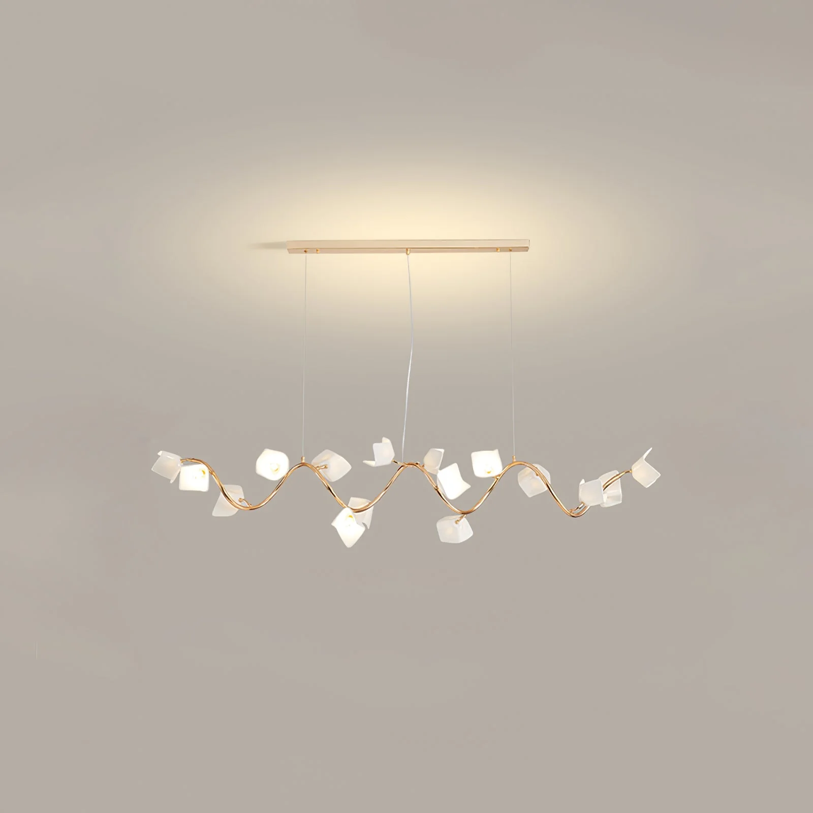 Arthearae Postmodern Luxury Flora Ceramics Chandelier - Image 6
