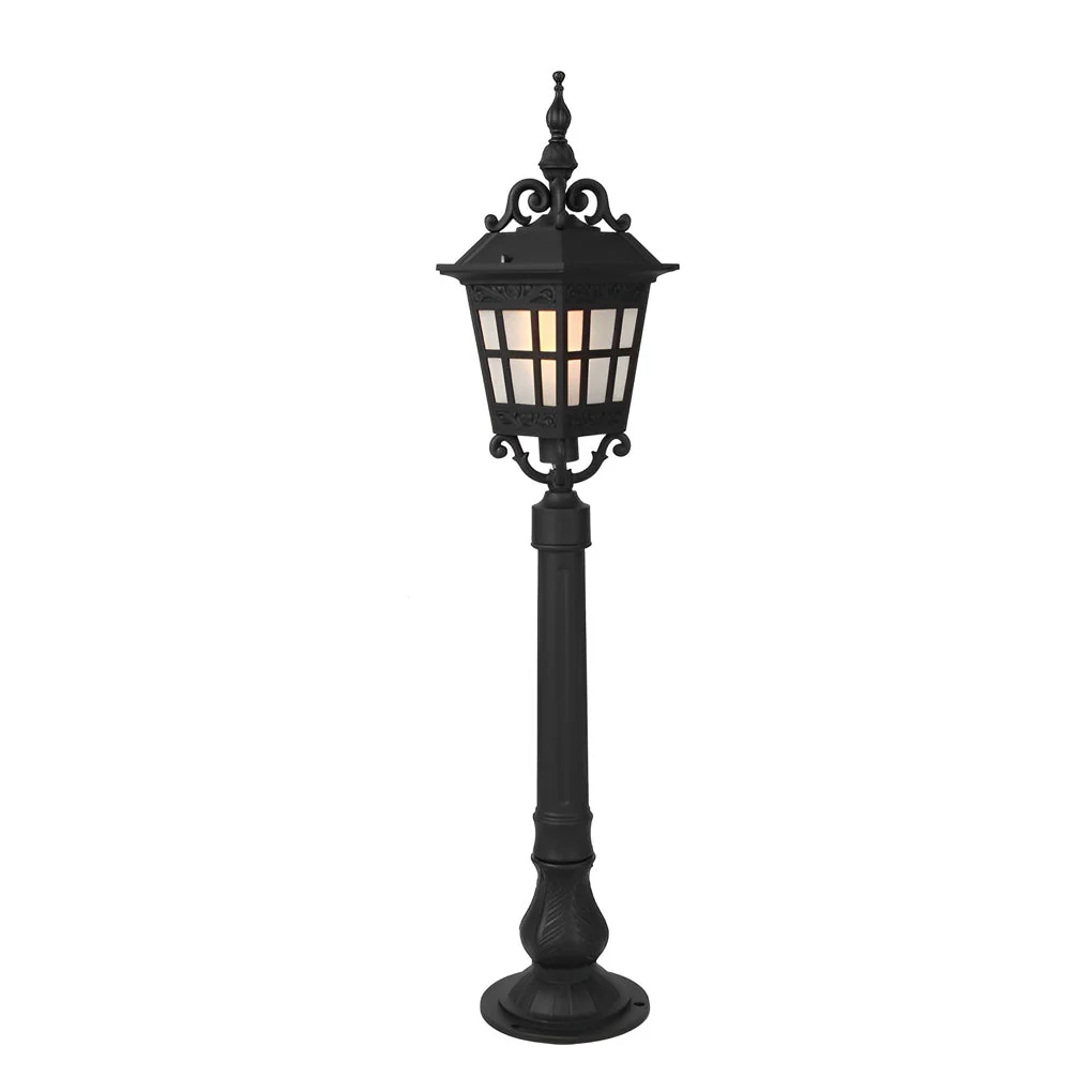 Articula European Style Glass Outdoor Post Lamp - Image 6