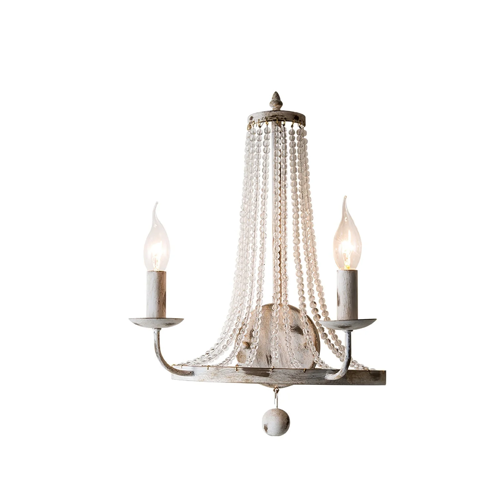 Arvela Vintage Industrial Crystal Wall Lamp - Image 2