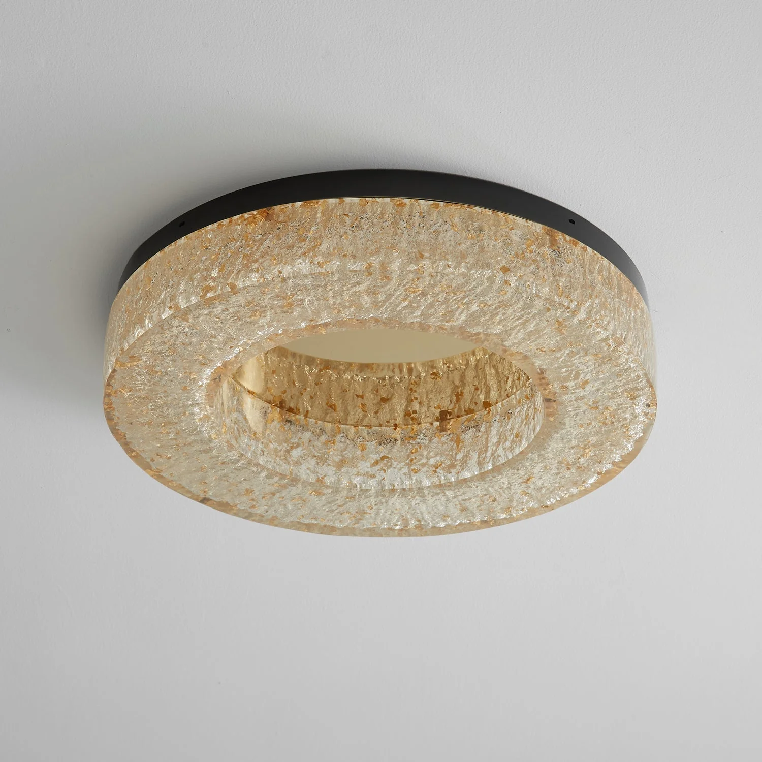 Ashaionis Ice Crack Circle Resin Ceiling Lamp - Image 12