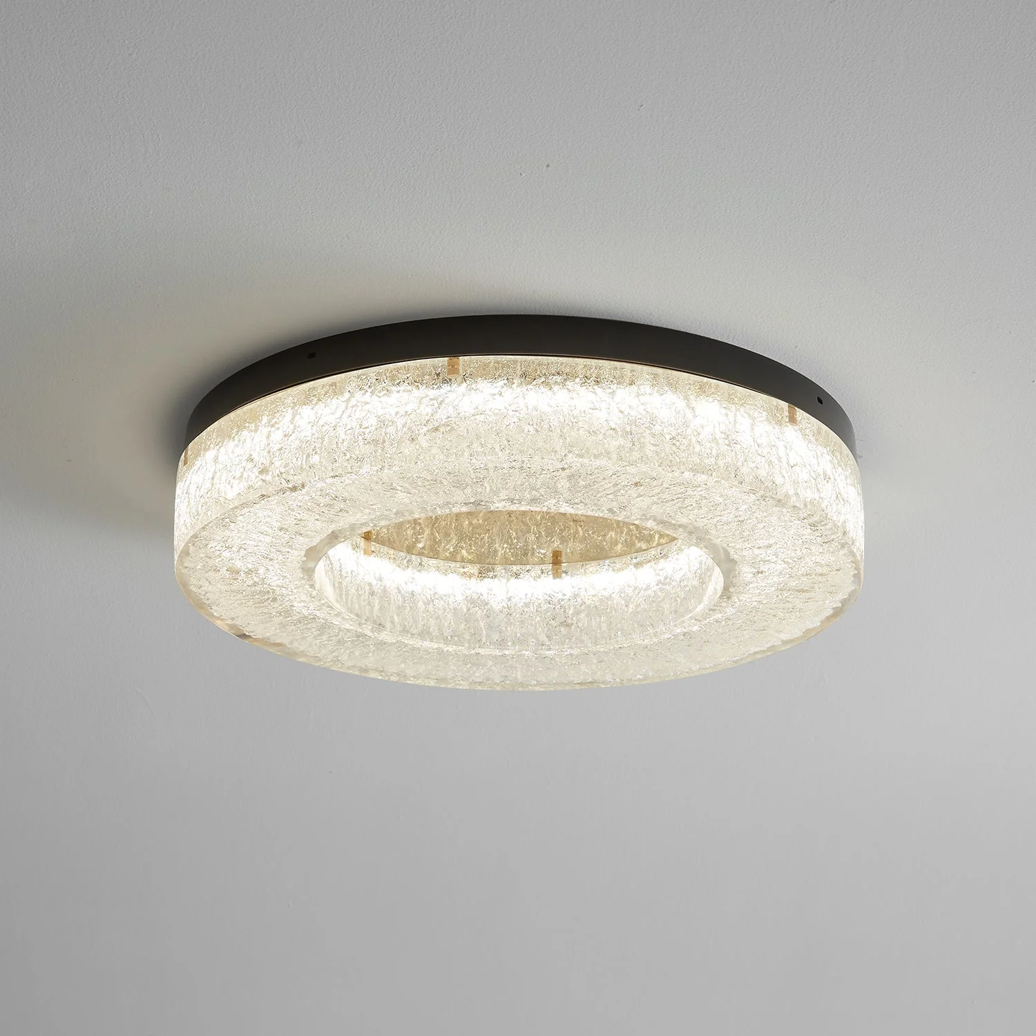 Ashaionis Ice Crack Circle Resin Ceiling Lamp - Image 19