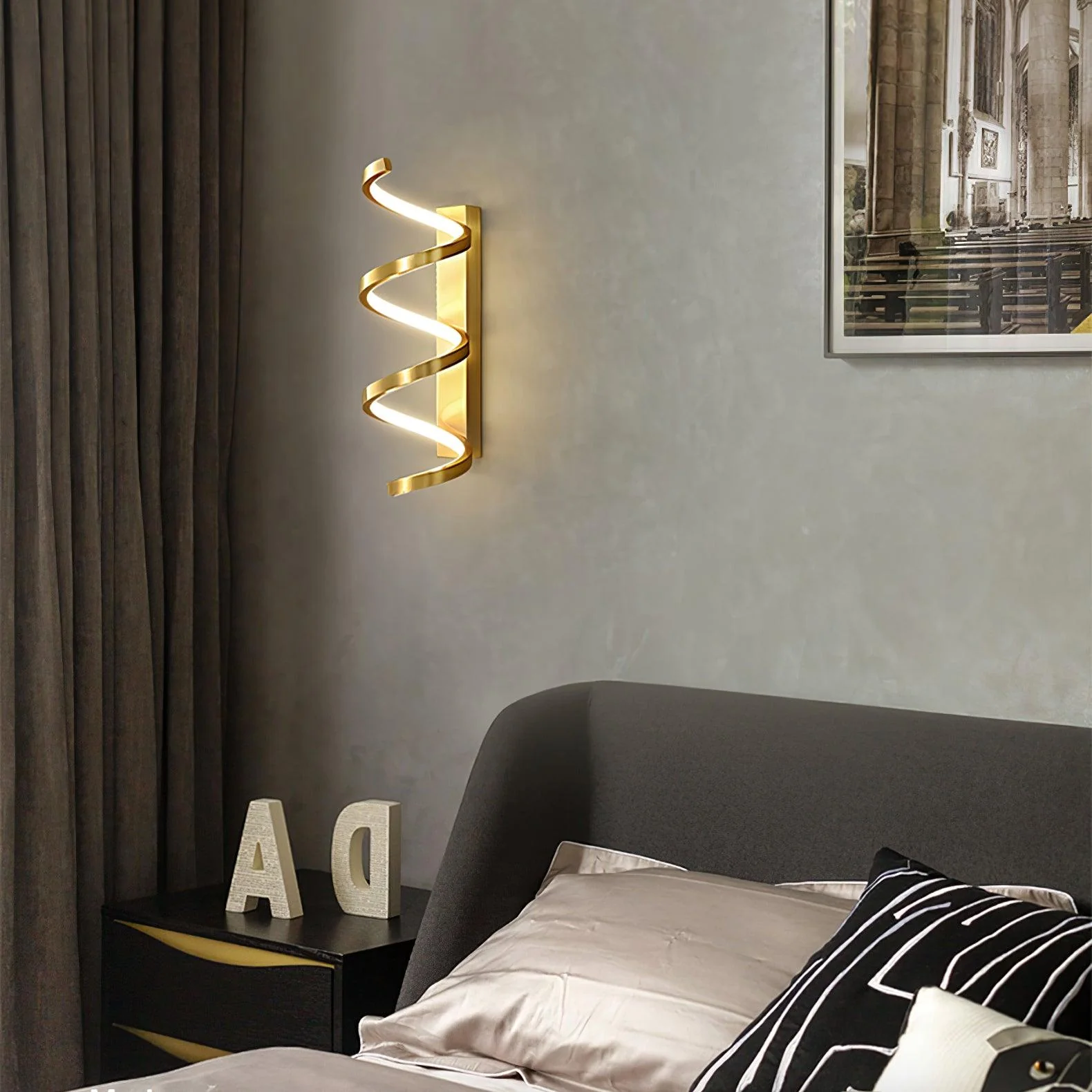 Asilion Nordic Art Spiral Wall Light - Image 11