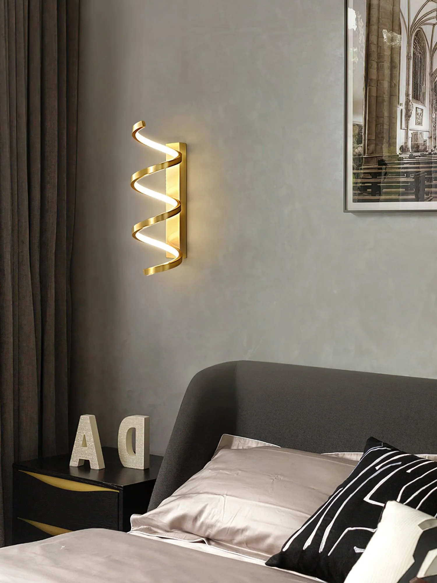 Asilion Nordic Art Spiral Wall Light - Image 19