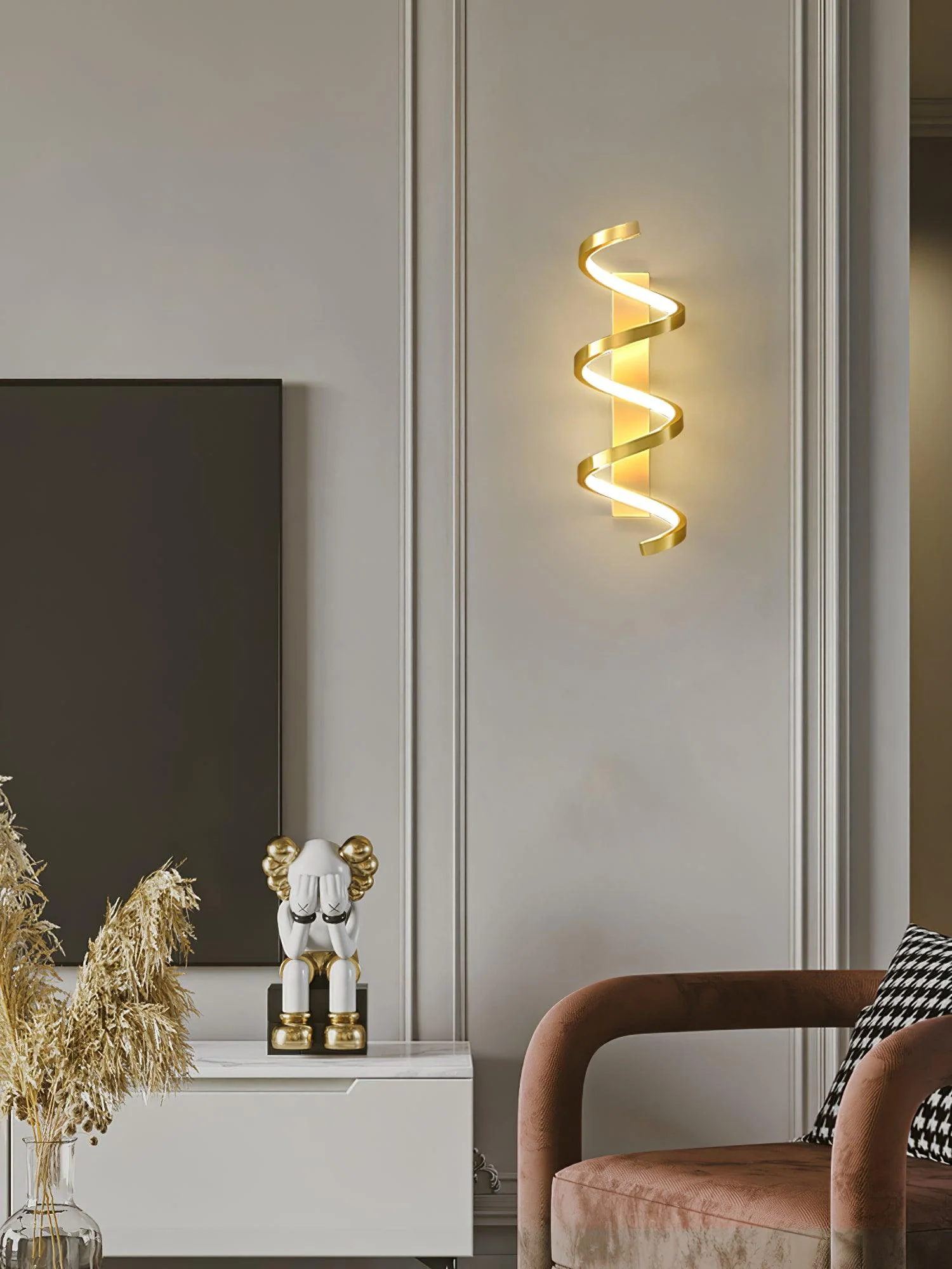 Asilion Nordic Art Spiral Wall Light - Image 20