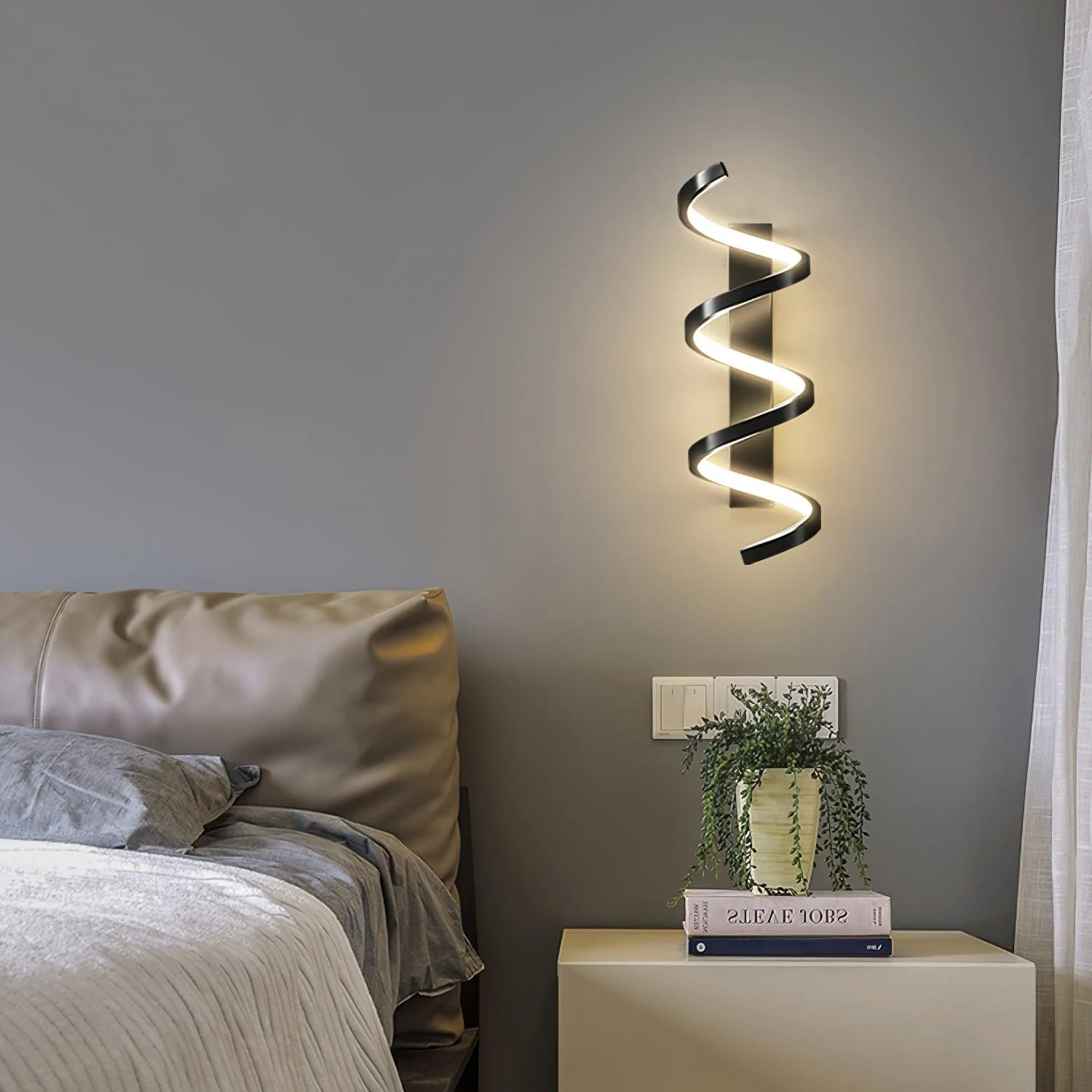Asilion Nordic Art Spiral Wall Light - Image 21