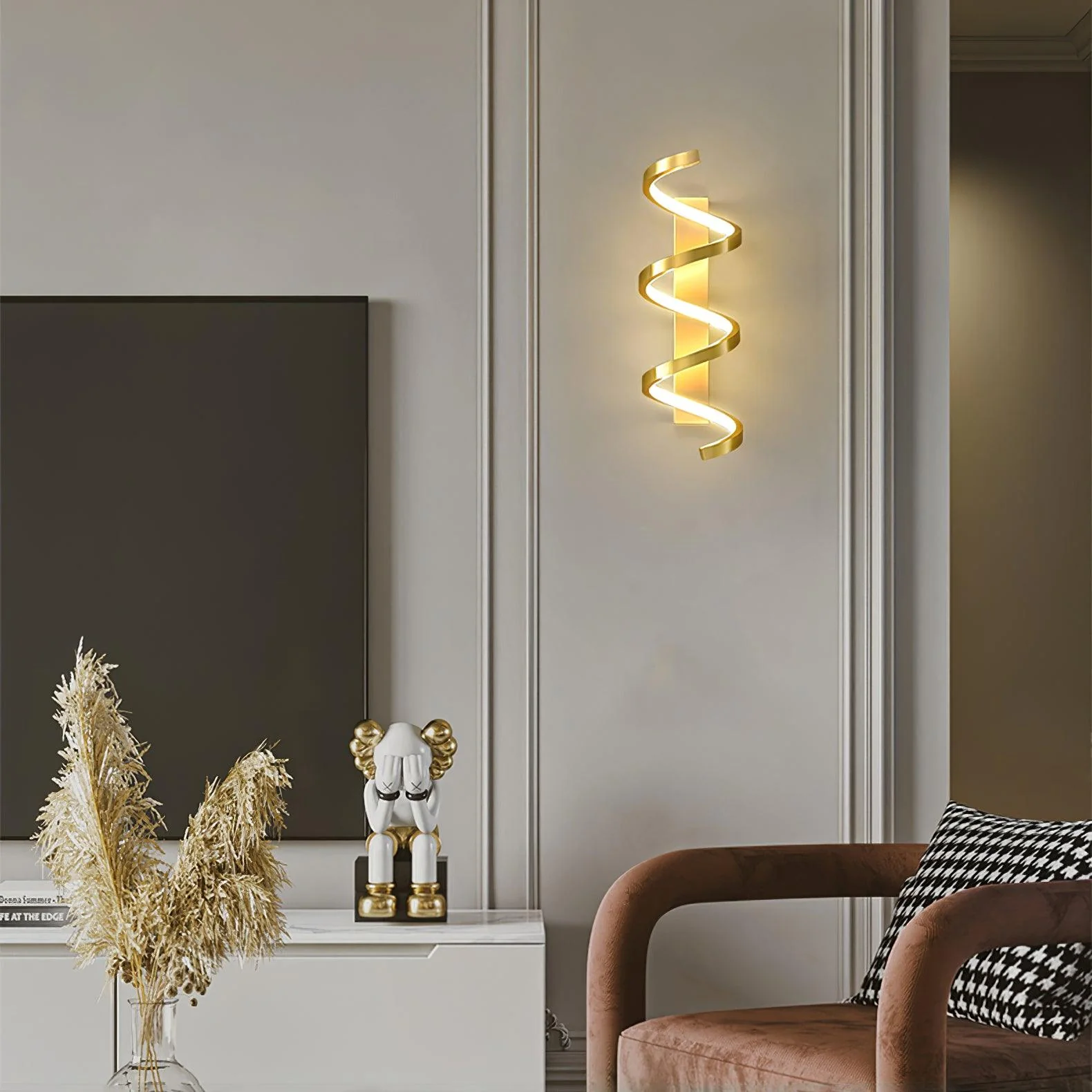 Asilion Nordic Art Spiral Wall Light - Image 4