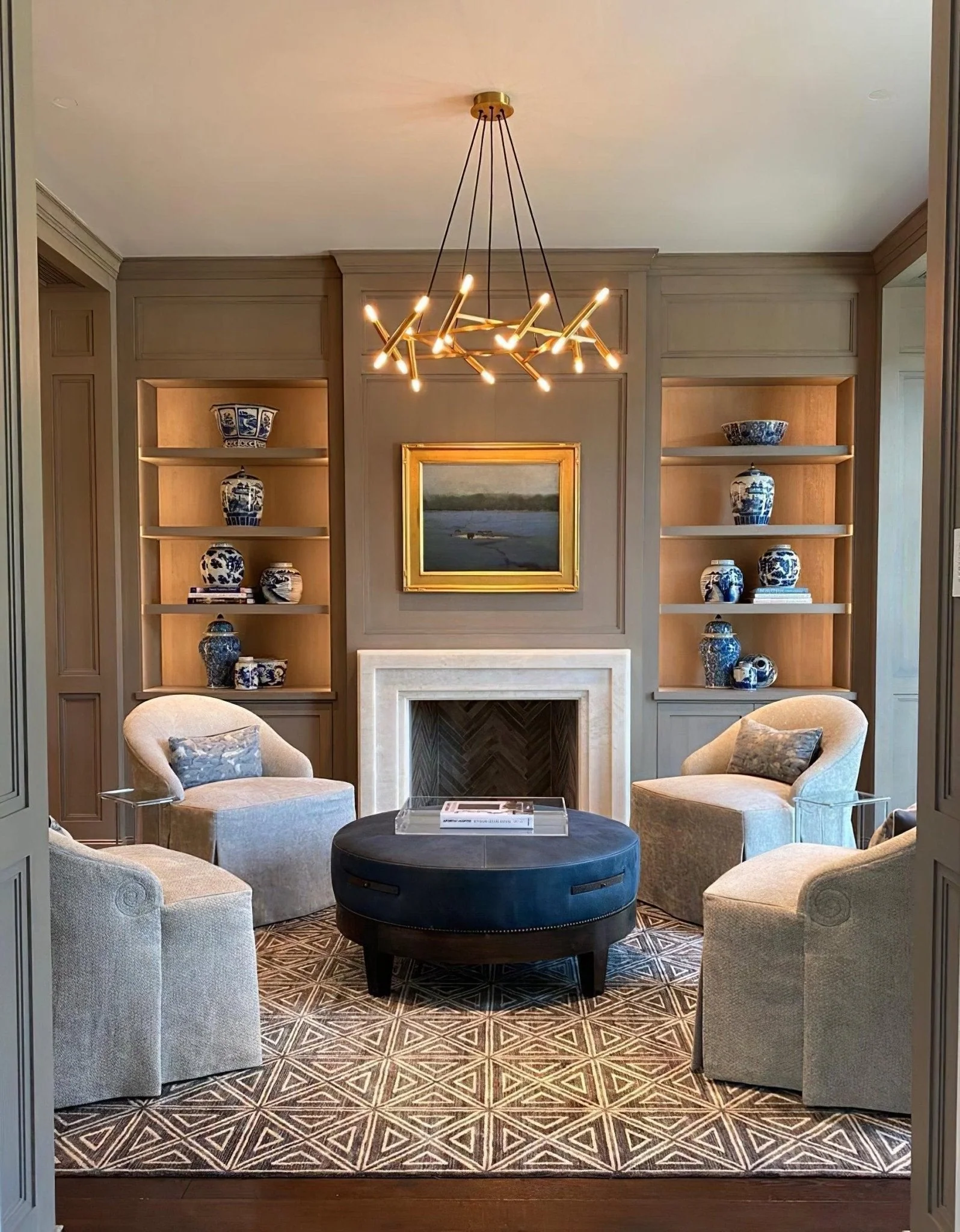 Astra Modern Brass Chandelier - Image 12