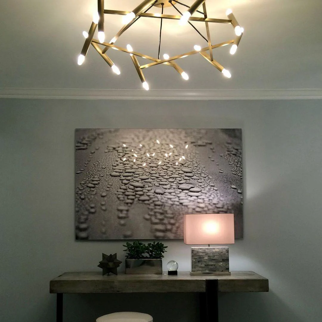 Astra Modern Brass Chandelier - Image 15