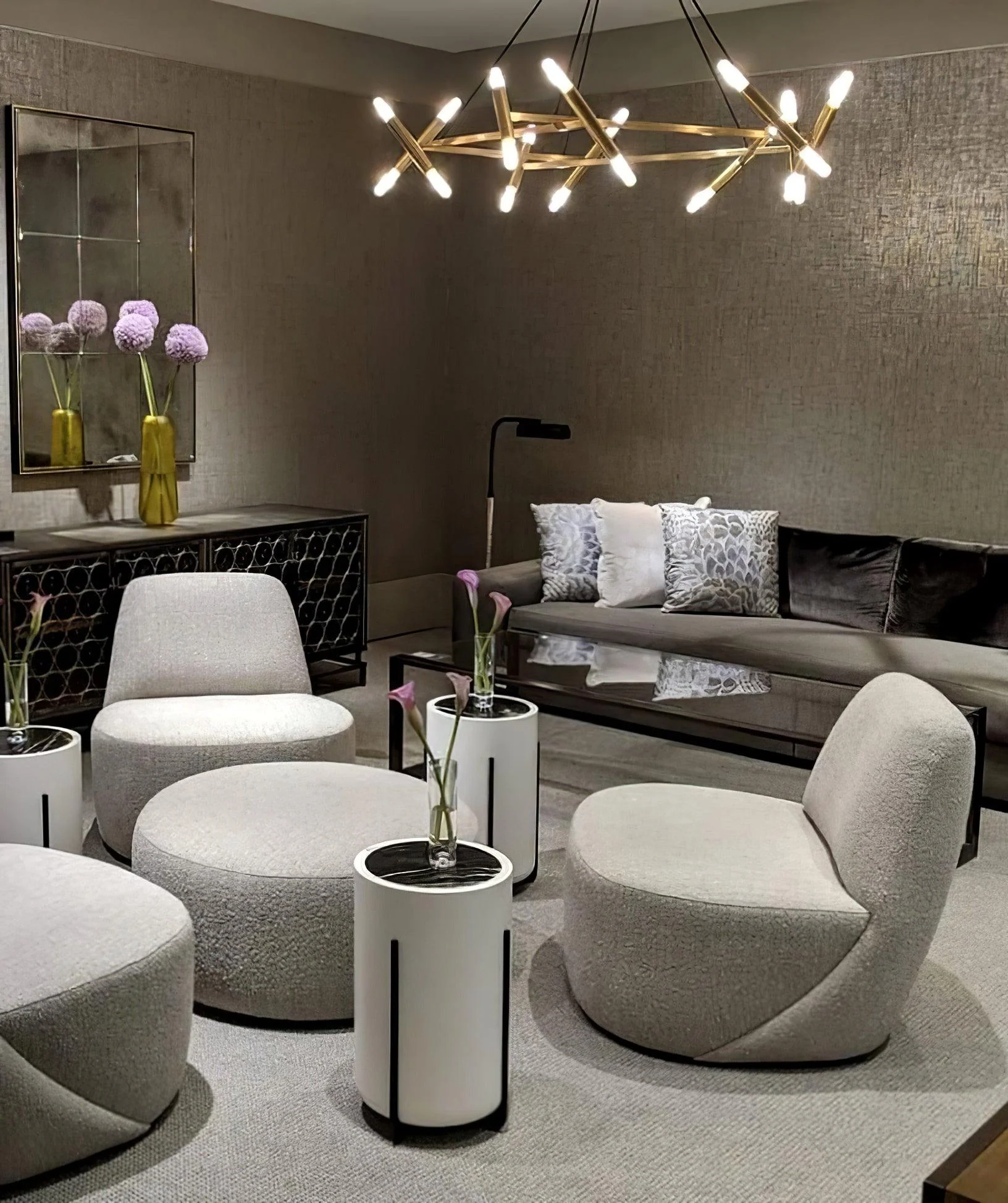 Astra Modern Brass Chandelier - Image 21