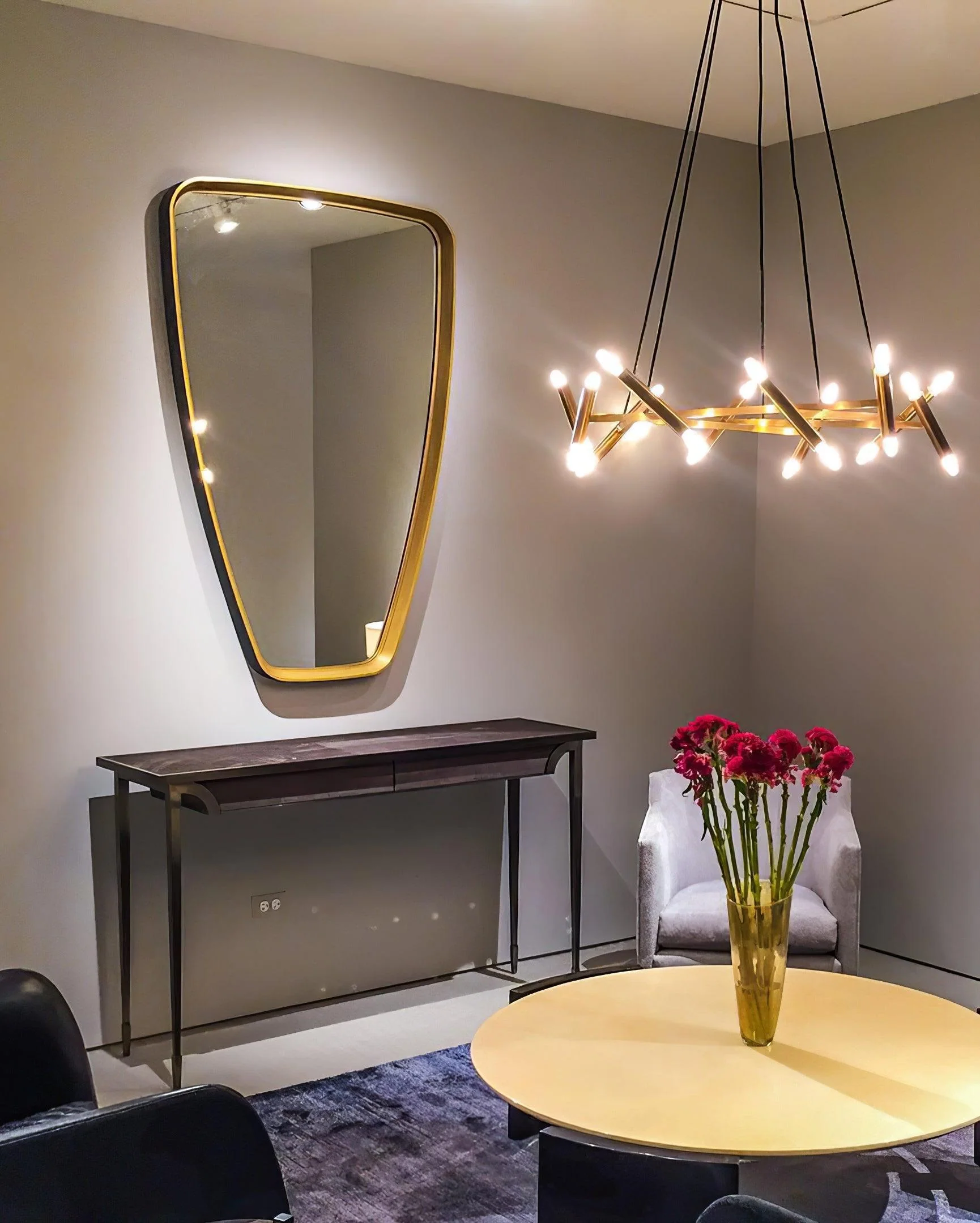 Astra Modern Brass Chandelier - Image 23