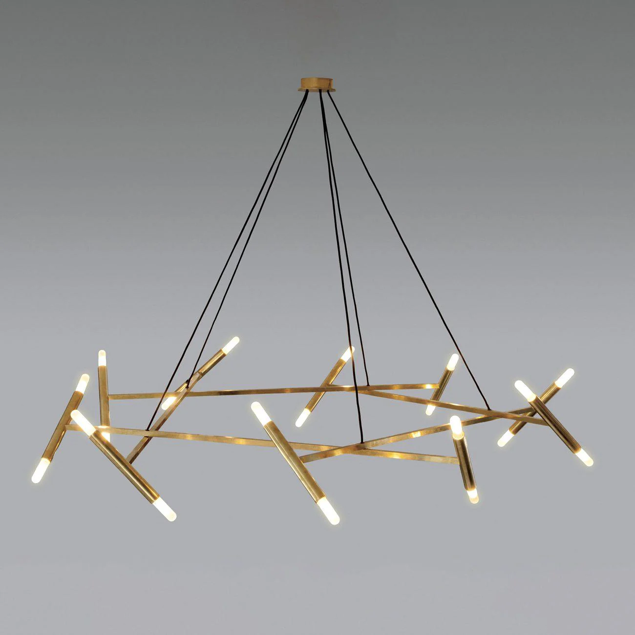 Astra Modern Brass Chandelier - Image 5