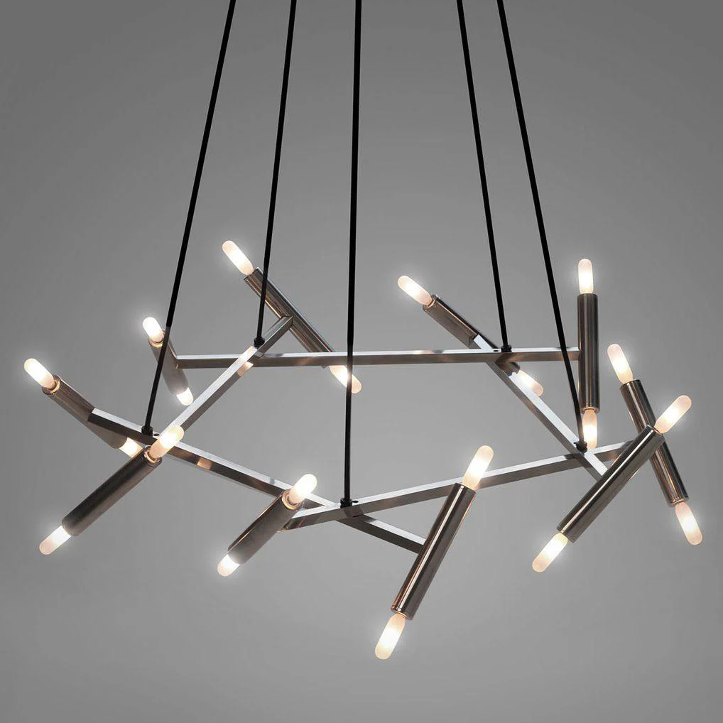 Astra Modern Brass Chandelier - Image 8