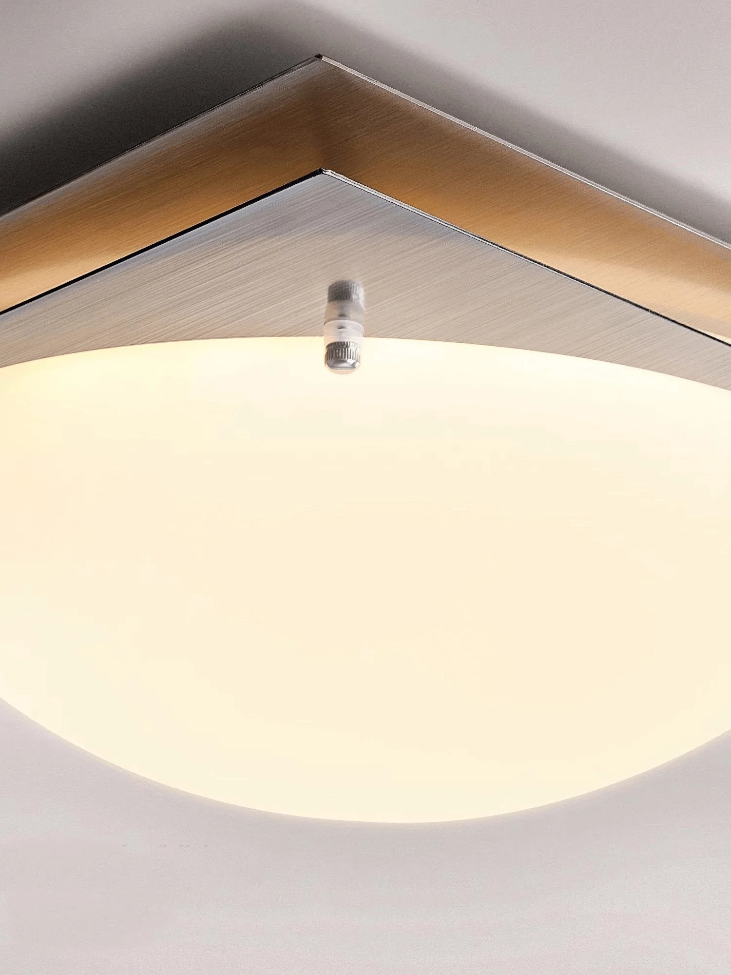 Astrain Glass & steel Ceiling Lamp - Image 7