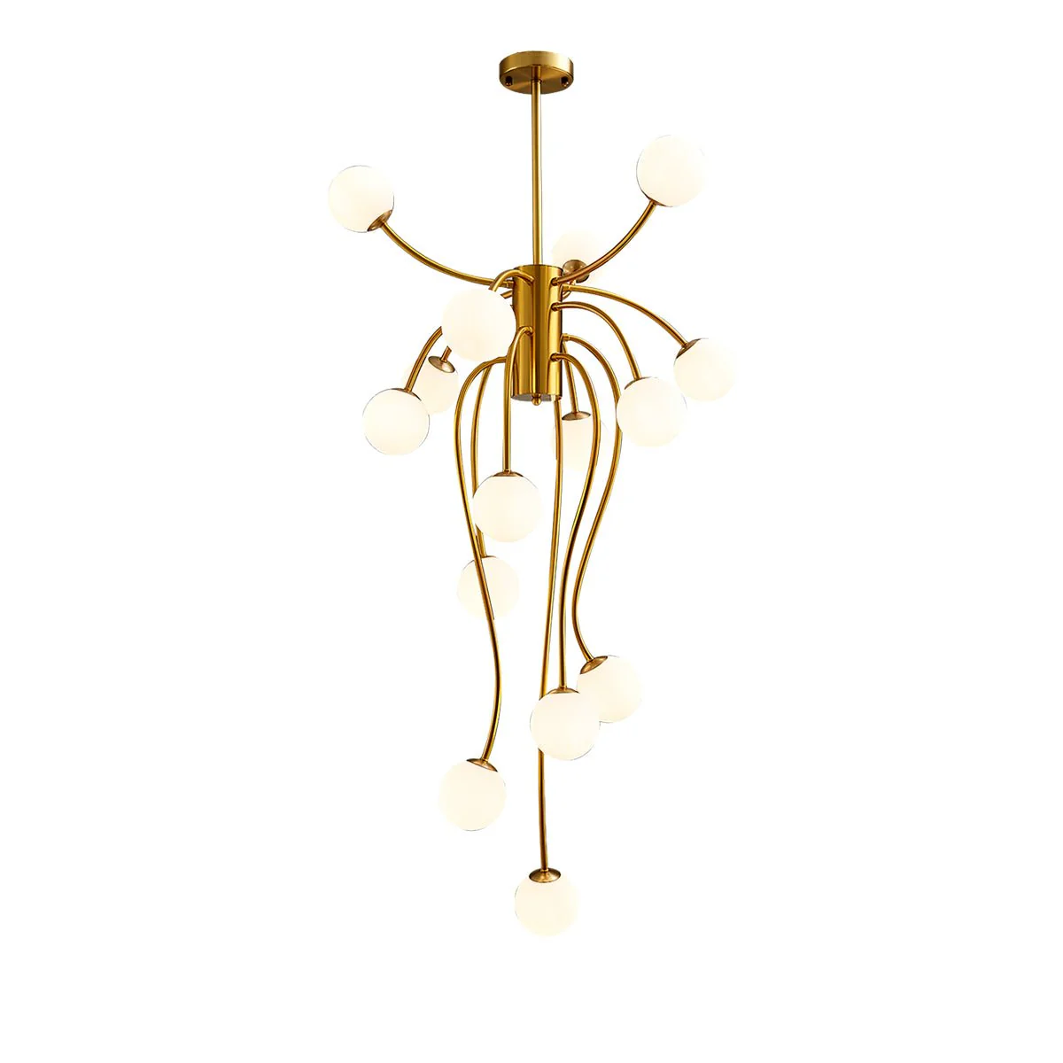 Astralyn Brass Globe Chandelier - Image 13