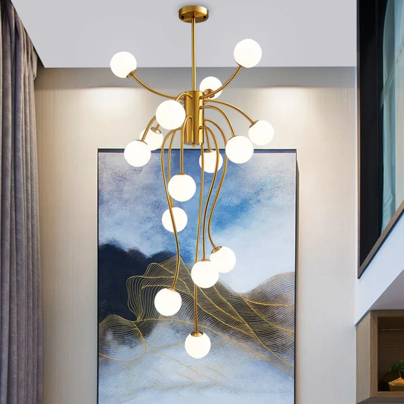 Astralyn Brass Globe Chandelier - Image 15