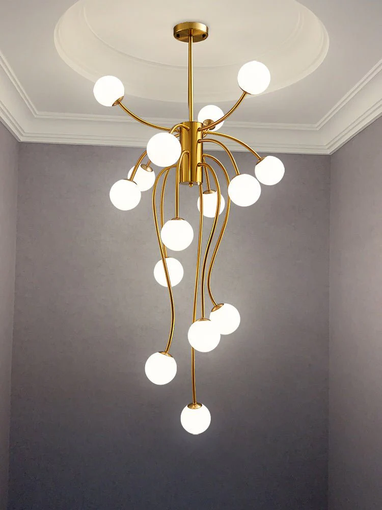 Astralyn Brass Globe Chandelier - Image 16