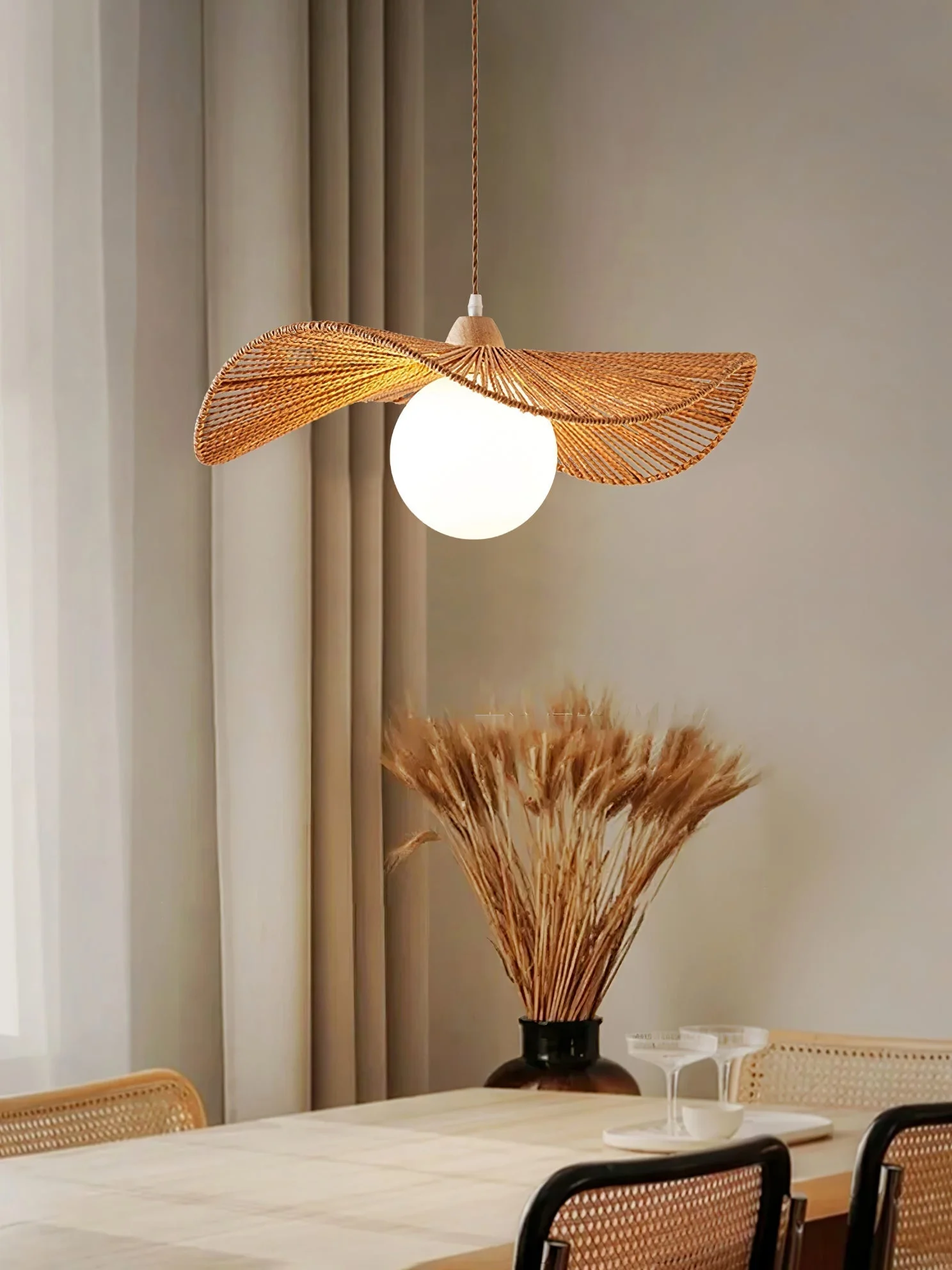 Atale Art Natural Woven Pendant Lamp - Image 11