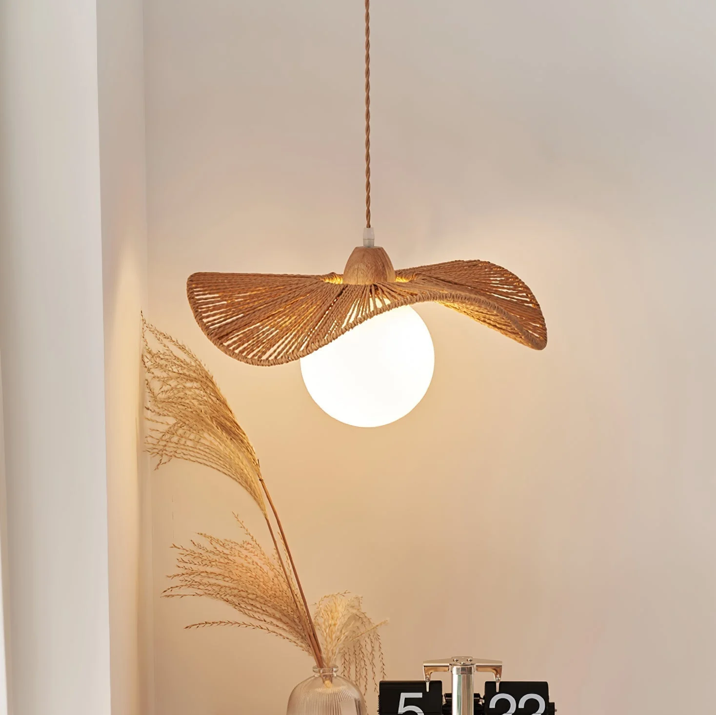 Atale Art Natural Woven Pendant Lamp - Image 3