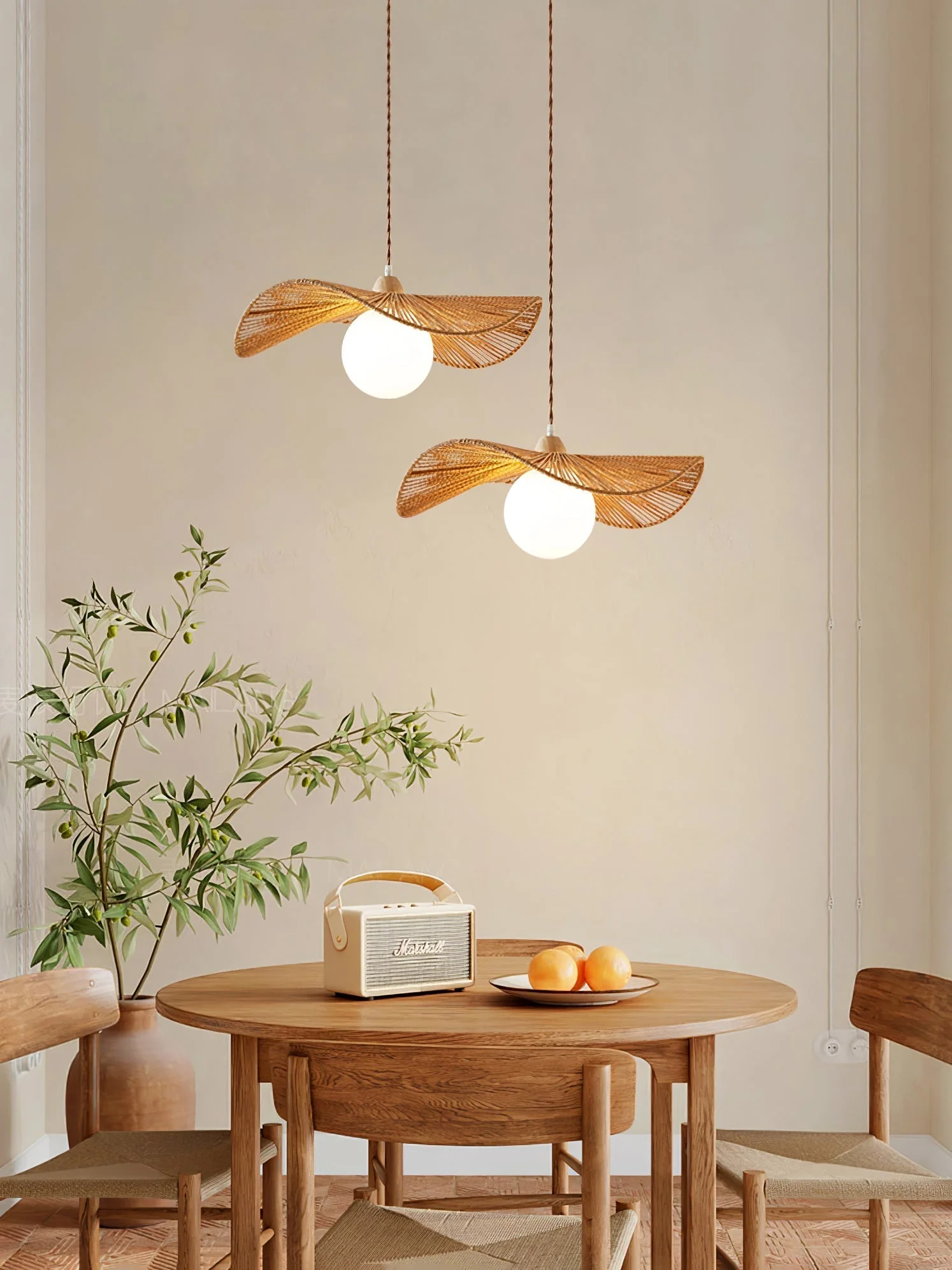 Atale Art Natural Woven Pendant Lamp - Image 9