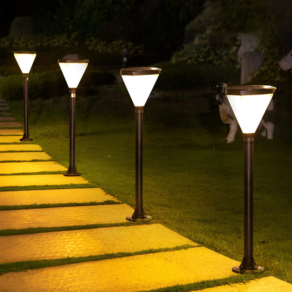 Audrey Eco-Efficient Cone Path Modern Outdoor Light