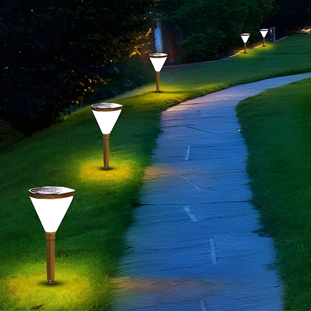 Audrey Eco-Efficient Cone Path Modern Outdoor Light - Image 9