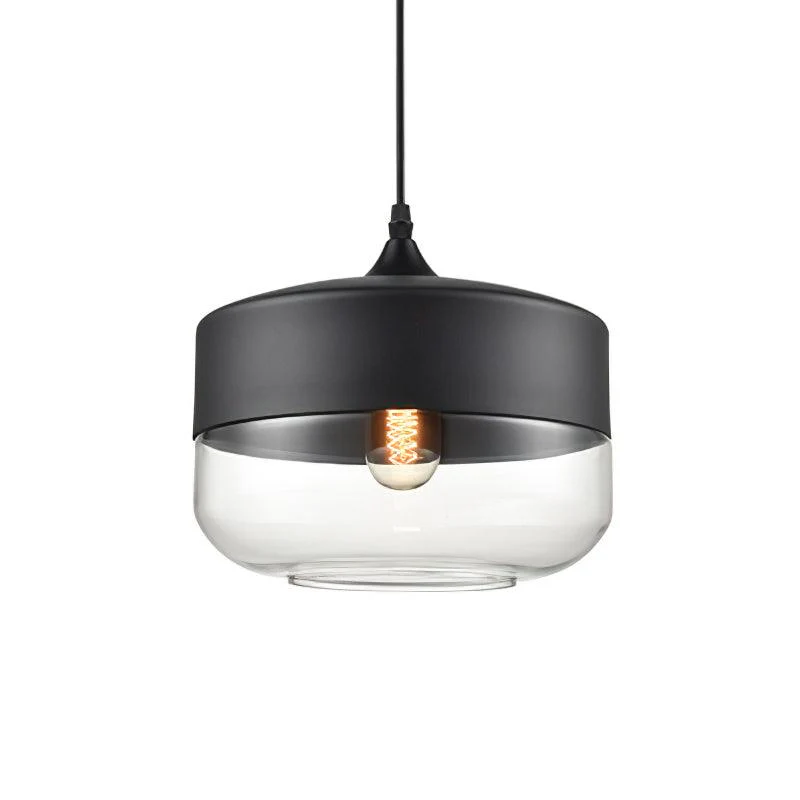 Aura Industrial Glass Pendant Lamp - Image 11