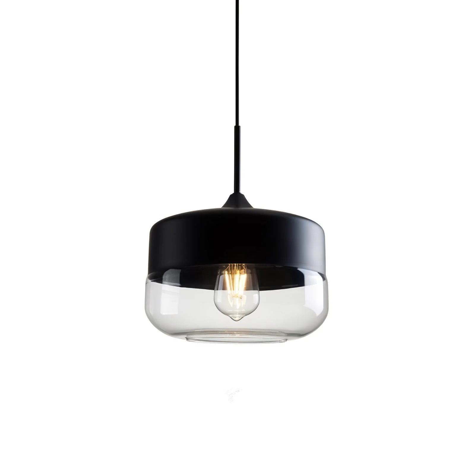 Aura Industrial Glass Pendant Lamp - Image 17
