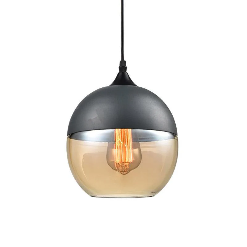 Aura Industrial Glass Pendant Lamp - Image 20
