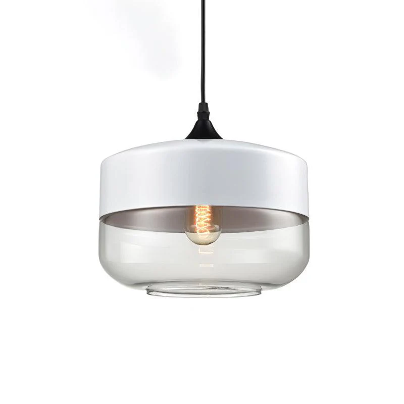 Aura Industrial Glass Pendant Lamp - Image 26
