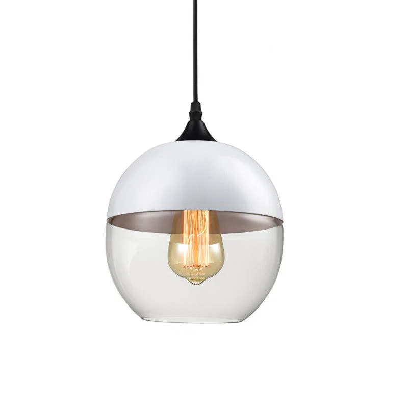 Aura Industrial Glass Pendant Lamp - Image 29