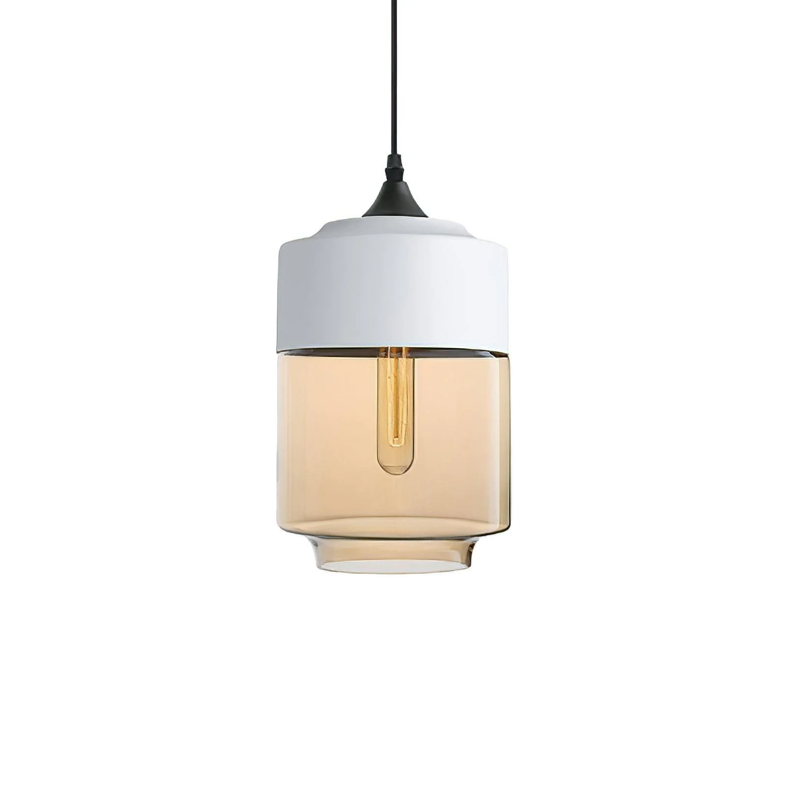 Aura Industrial Glass Pendant Lamp - Image 32