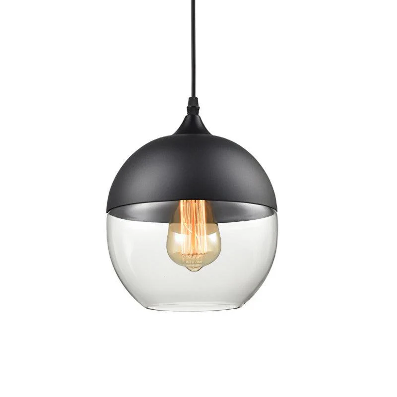Aura Industrial Glass Pendant Lamp - Image 44