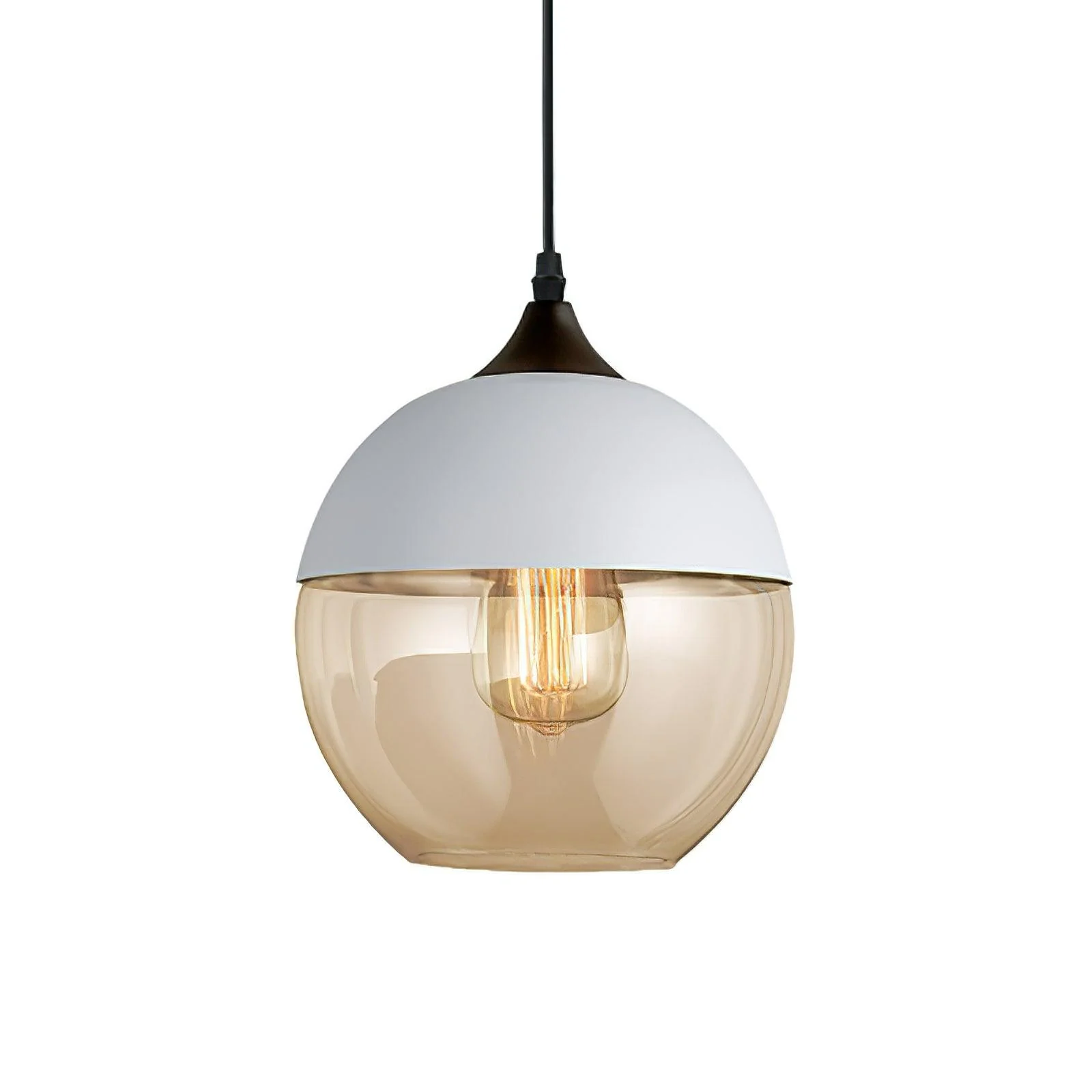 Aura Industrial Glass Pendant Lamp - Image 48
