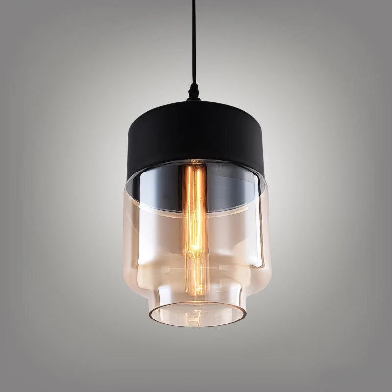 Aura Industrial Glass Pendant Lamp - Image 59