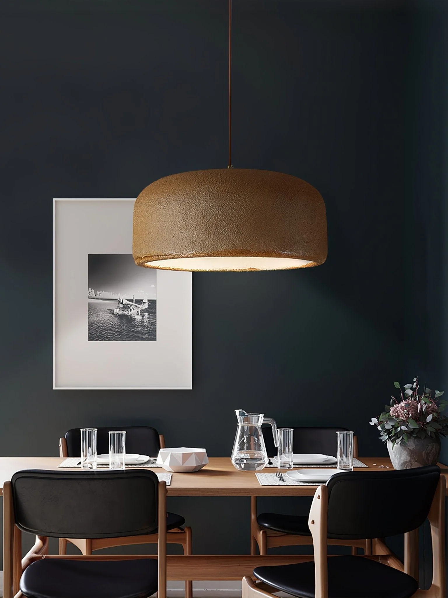 Auralis Resin Scandinavian Pendant Lamp - Image 11
