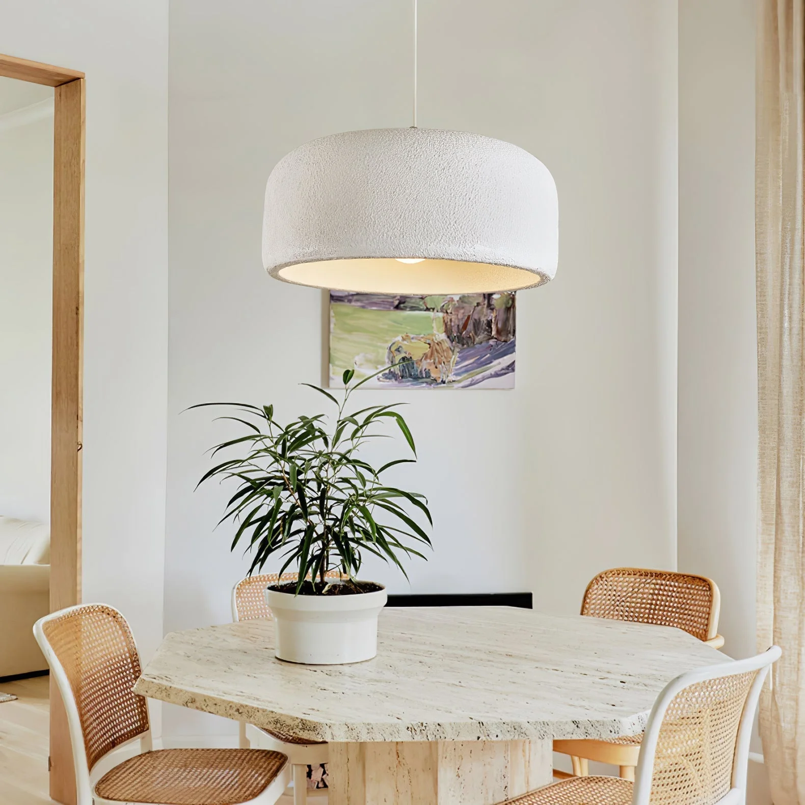 Auralis Resin Scandinavian Pendant Lamp - Image 2