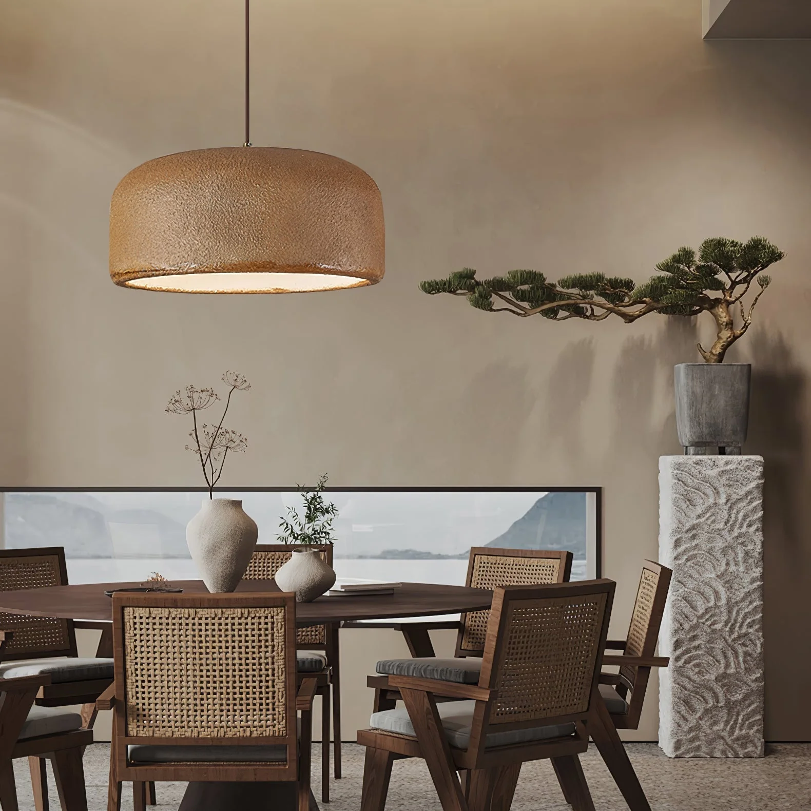 Auralis Resin Scandinavian Pendant Lamp - Image 29
