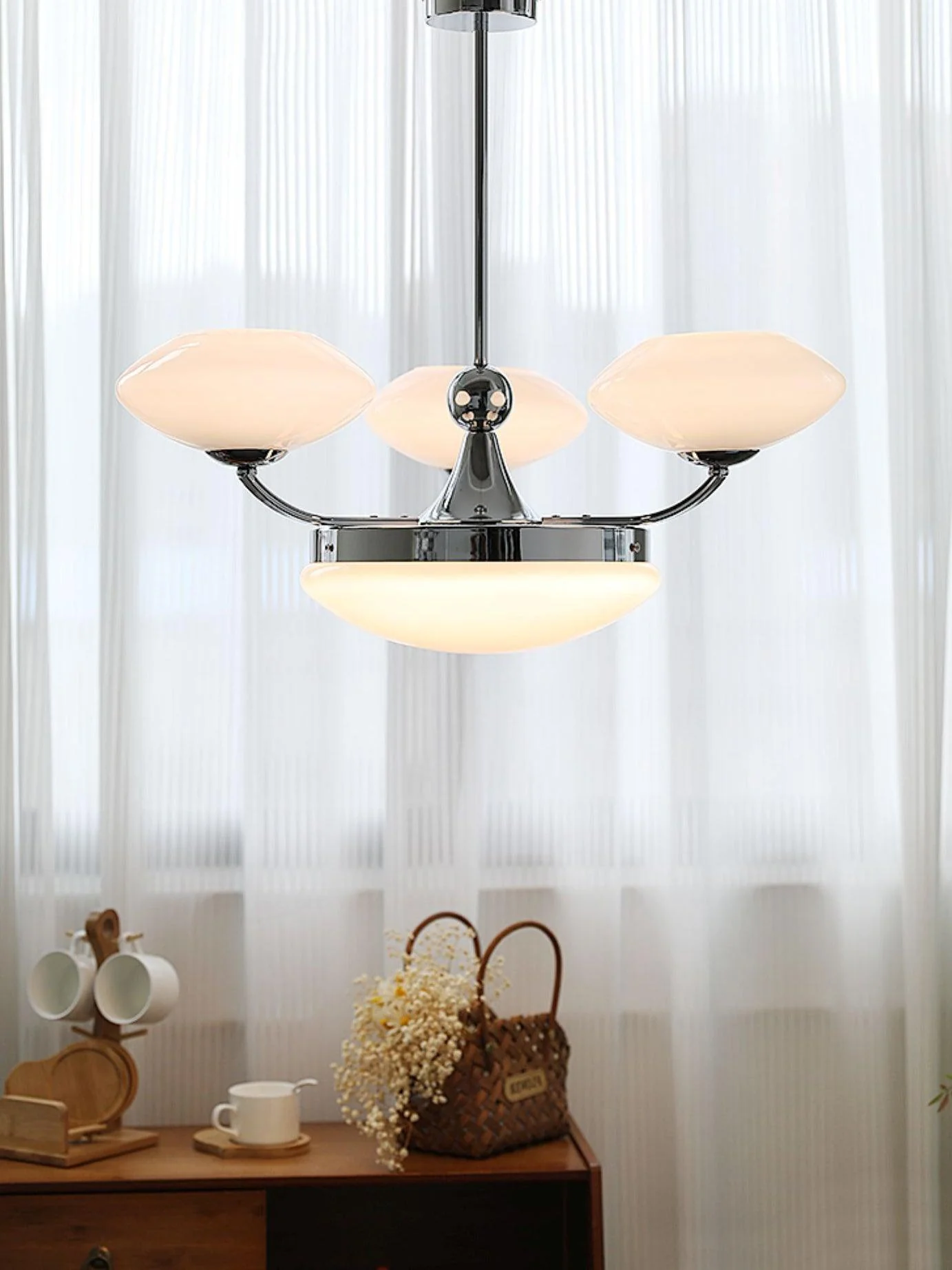 Aurelia Classic Glass Chandelier - Image 3
