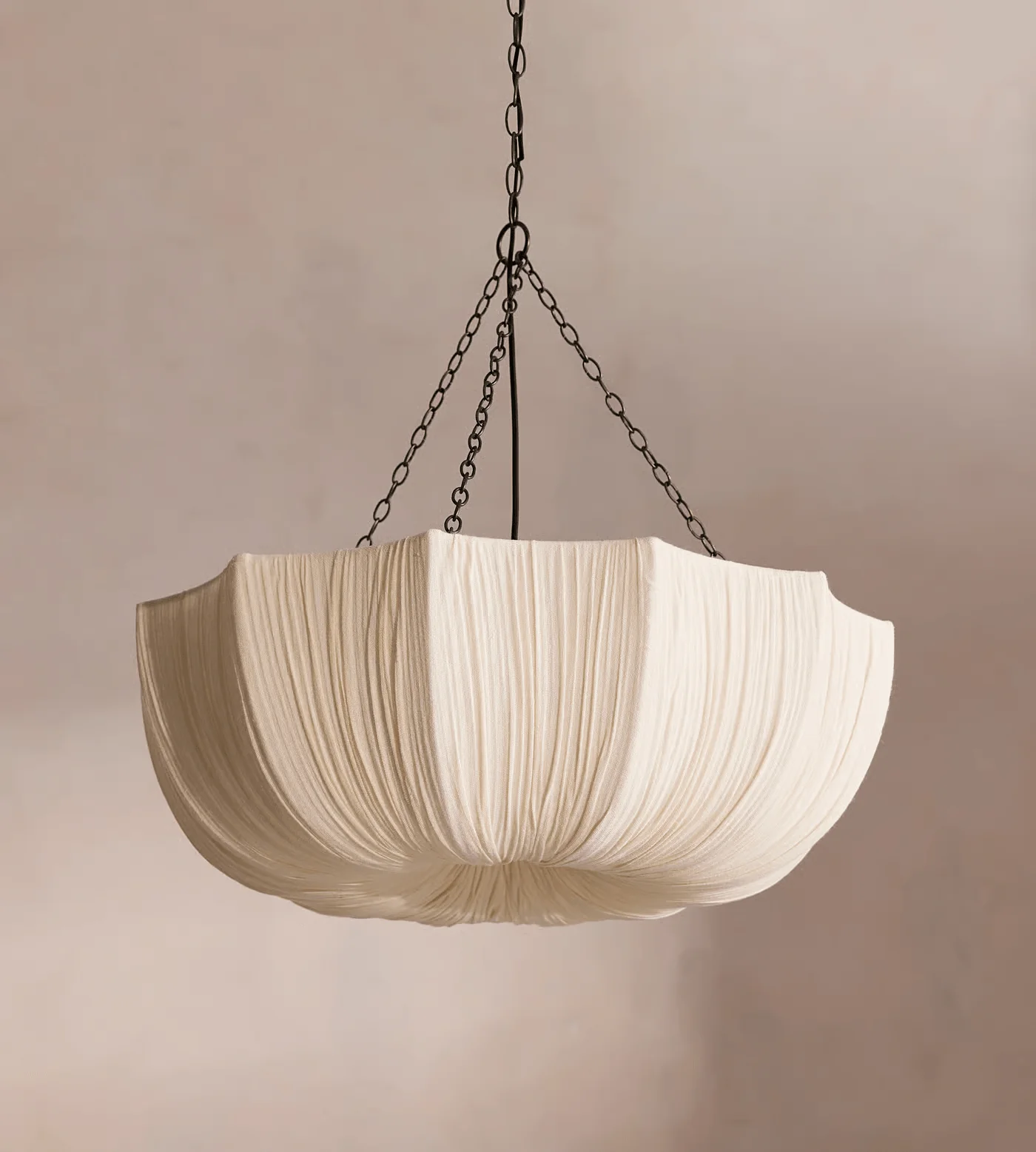 Aurelia Vintage Fabric Pendant Lamp - Image 2