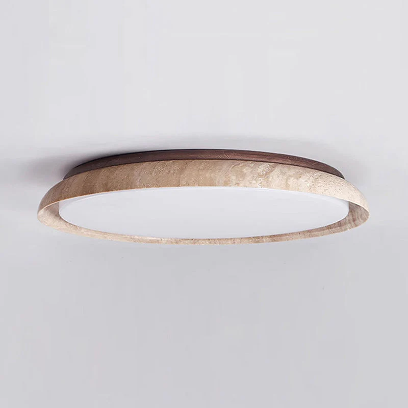 Aureum Wabi-Sabi Travertine Ceiling Light - Image 17