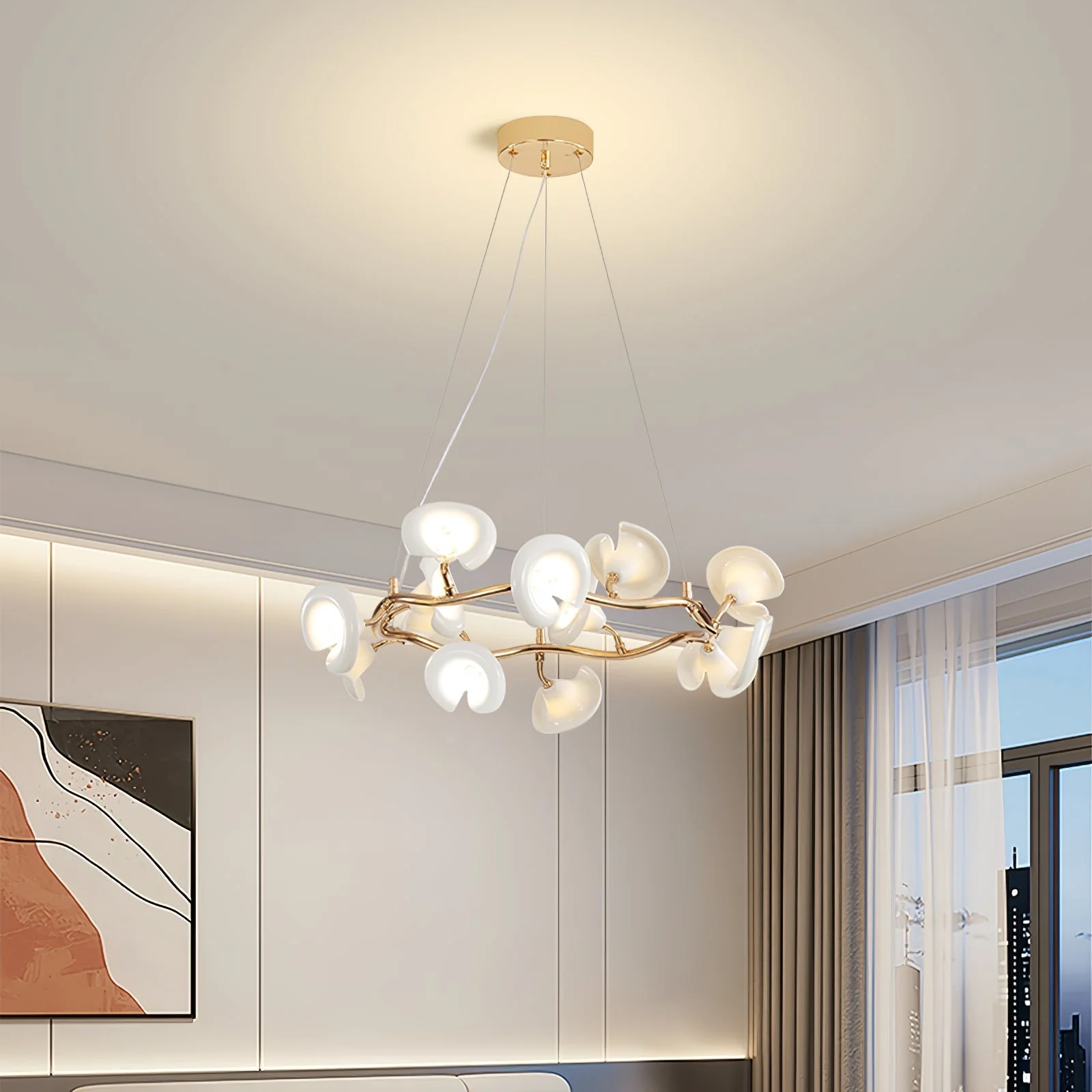 Aurora Chandelier Blossom Branch Elegant - Image 18