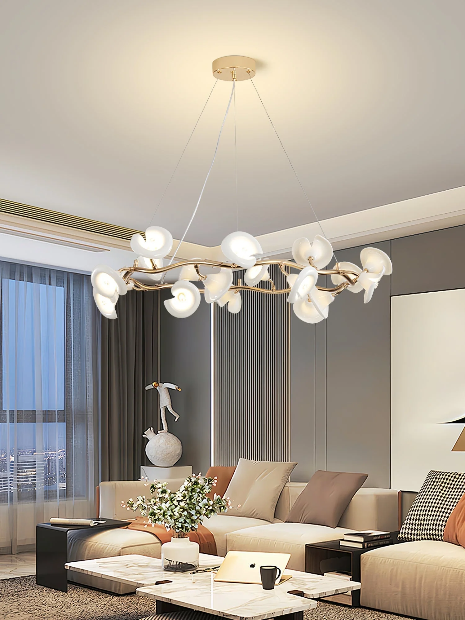 Aurora Chandelier Blossom Branch Elegant - Image 26