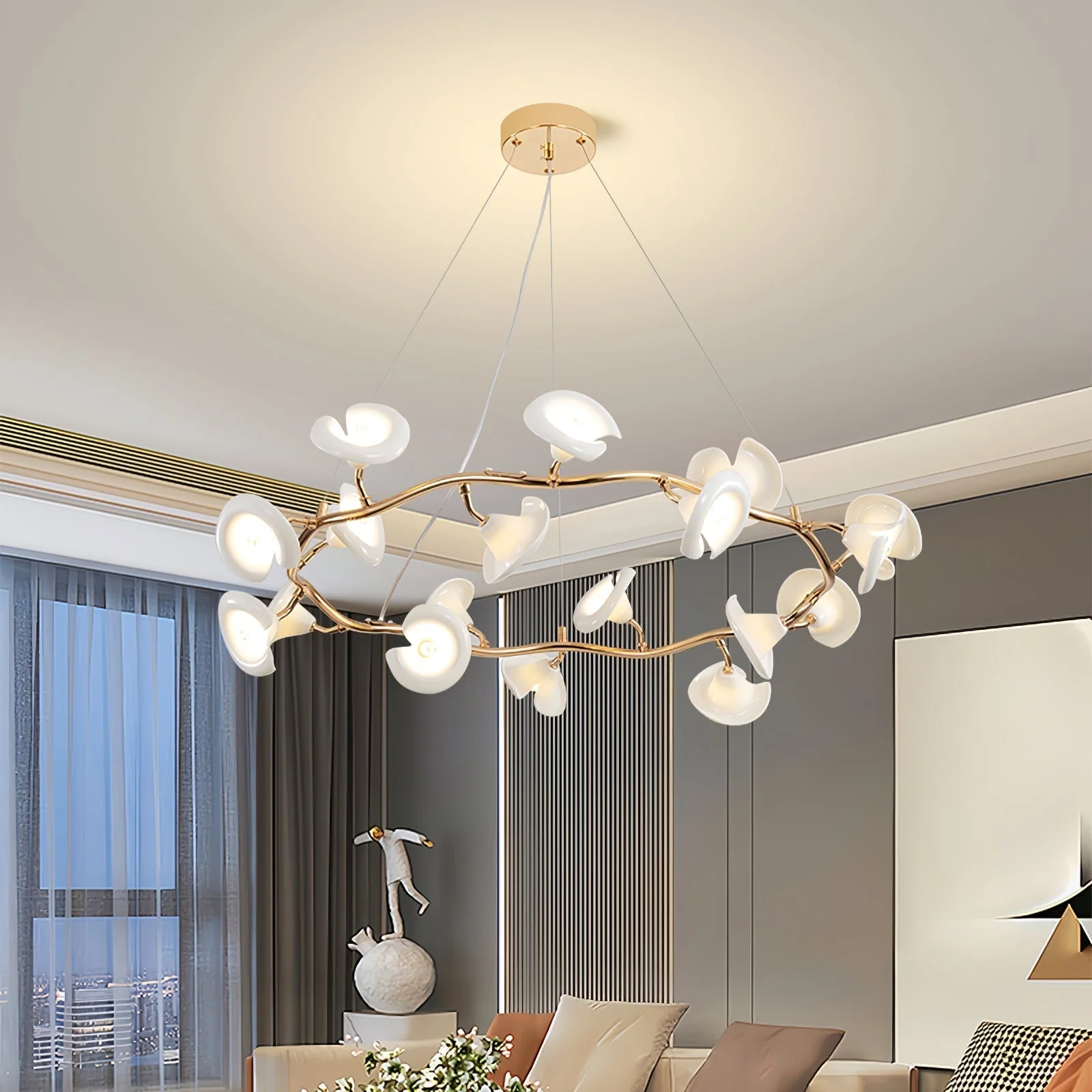 Aurora Chandelier Blossom Branch Elegant - Image 4
